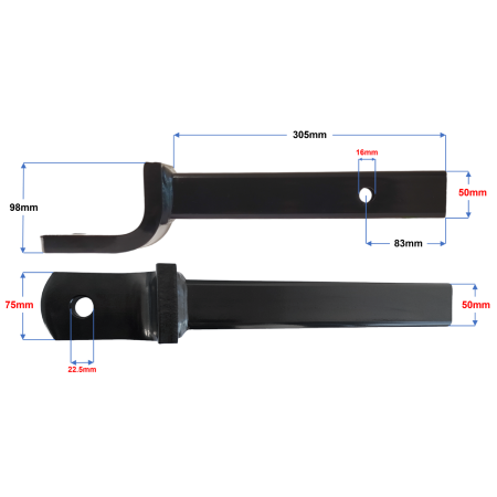 Hayman Reese 21171 - 2250kg - 98mm Drop - 305mm Shank_3