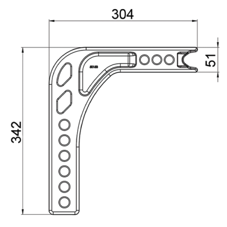 Hayman Reese Towball Mount - 3500kg - Adjustable 190-285mm Drop_6