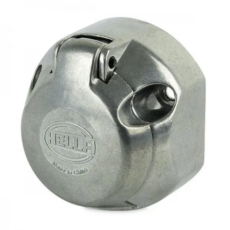 Hella Trailer Plug - 7 Pin Large Round Metal Socket_2