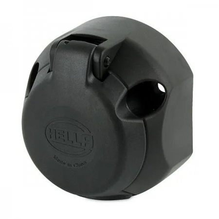 Hella Trailer Plug - 7 Pin Large Round Plastic Socket_2