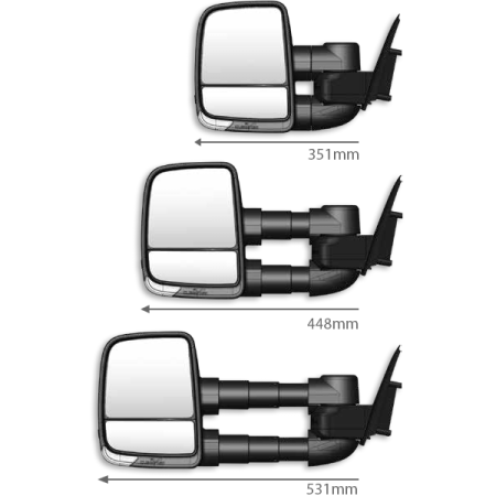 Isuzu D-Max Ute - Next Generation ClearView Towing Mirror_1