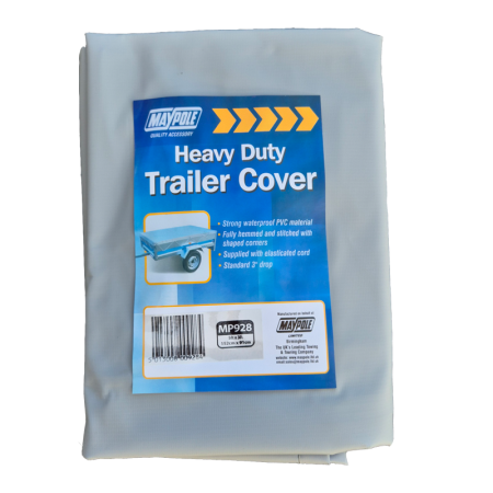 Maypole Heavy Duty PVC Waterproof Trailer Cover - 1520 x 920mm (5’x3′)_1