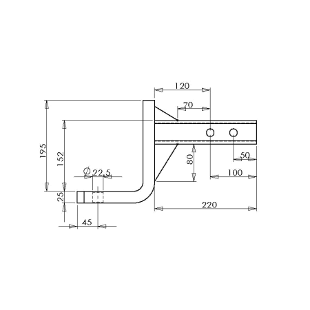 Mister Hitches - 3650kg - 152mm Drop - Heavy Duty - Suits Ford Ranger_2