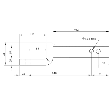 Mister Hitches - 3650kg - 57mm Drop - Heavy Duty - Suits Ford Ranger_2