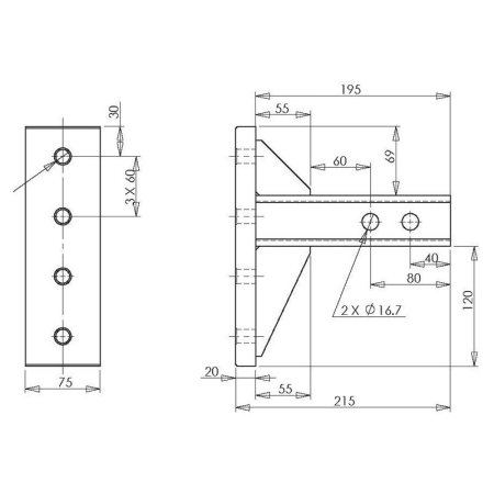 Mister Hitches - 4000kg - Adjustable - Max Drop/Rise 205/180mm - Medium Shank_4