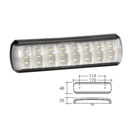 Narva Model 38 LED Tail Lamp - 10-30v