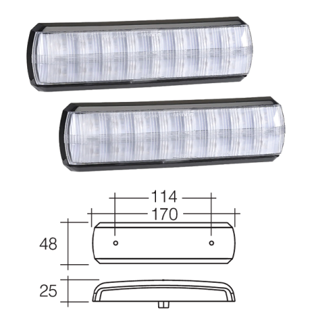 Narva Model 38 LED Tail Lamp - Rear Stop Tail and Direction Indicator - 10-30V_2