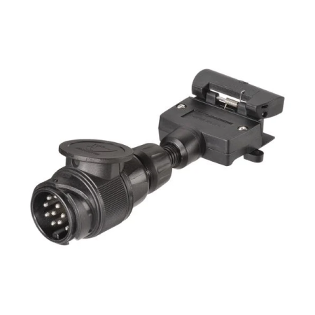 Narva Trailer Plug - 13 Pin Euro Plug to 7 Pin Flat Socket_1