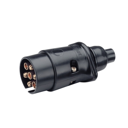 Narva Trailer Plug - 7 Pin Round Plastic Plug_1