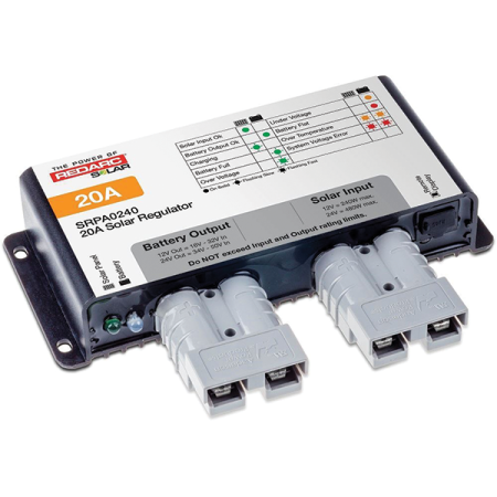 REDARC Solar Regulator - Anderson Plug - 20 Amp - Waterproof IP55_1