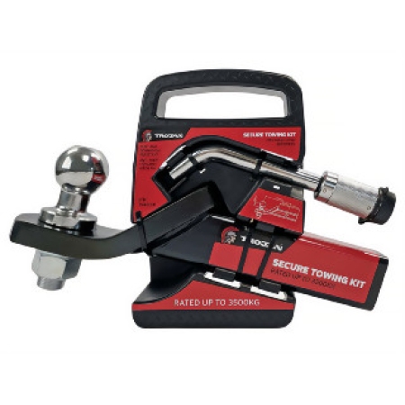 Secure Towing Kit - Towball Mount + Locking Pin - 3500kg - 82mm drop_3
