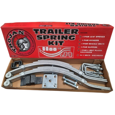 Slipper Spring Kit - Multi-Leaf - 45x640mm - Dacromet Coated - Short_1