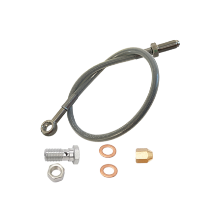 Stainless Steel Braided Brake Hose - 3/8 UNF Male - 3/8 Banjo - Troajn