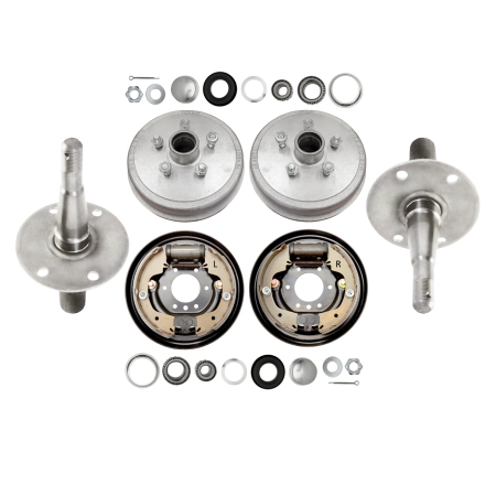 Trojan 9in Hyd Drum Brake - Axle Kit 1500kg