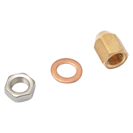Rubber Brake Hose - 3/8UNF Male Male - Trojan_3