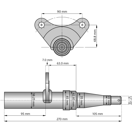 Trojan Disc Brake - Stub Axle 1750kg_4