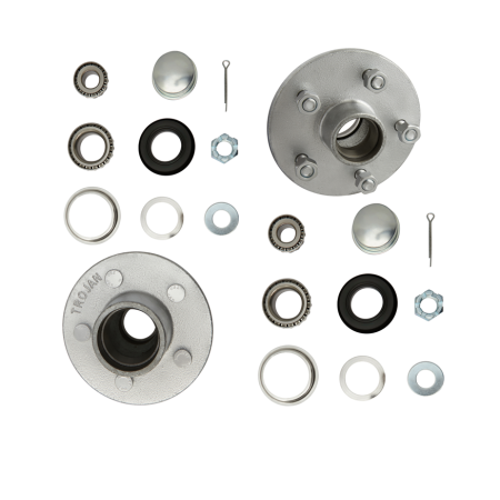 Trojan Hub Kit - Non-Braked - 1750kg - Pair 5 stud 4.5\" PCD_1