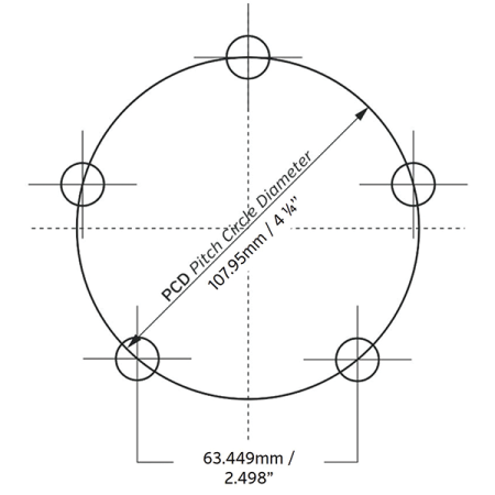 Trojan Hub Only - Standard 160mm Hub - 5 Stud - 4.25\" PCD_4