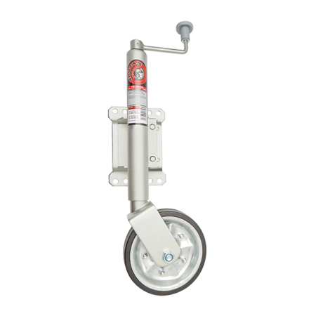 350kg Jockey Wheel - 200mm Solid Tyre - Swivel Mount - Trojan_1