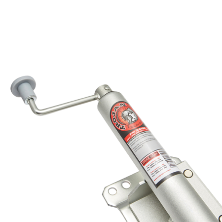 350kg Jockey Wheel - 200mm Solid Tyre - Swivel Mount - Trojan_2