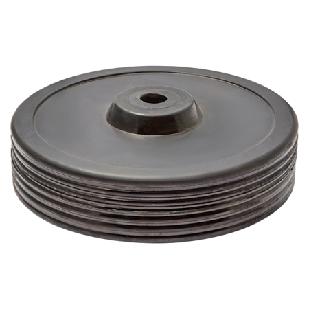 Trojan Jockey Wheel Only - 140mm Rubber_2