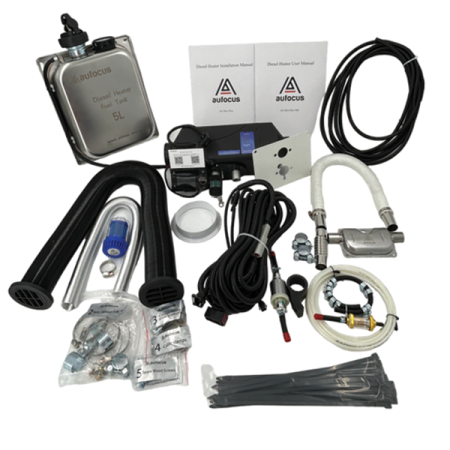 aufocus 2KW Diesel Heater Kit - 5L Stainless Steel Fuel Tank_1