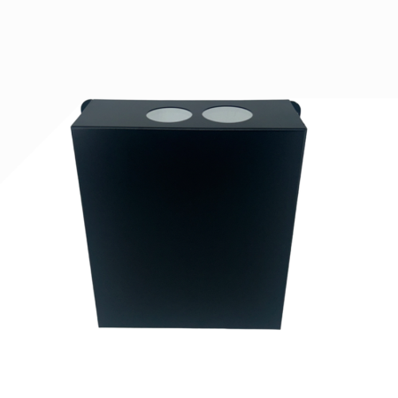 aufocus 5L Aluminium Fuel Tank Cover - Plain Matt Black_2
