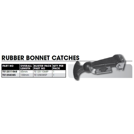 CM Bonnet Catch - Rubber