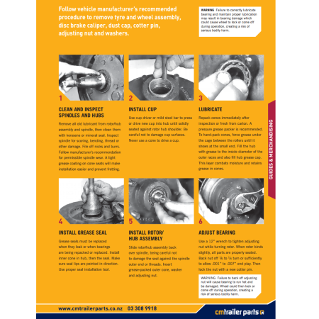 CM Bearing Maintenance Guide