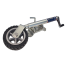250kg Capacity Jockey Wheel - 190mm Alloy/Rubber wheel - Swivel Mount - 2 Bolt - Trailparts