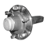 3000kg Non-Braked - Multiple PCD Options - CM Hub & Stub Axle Kit