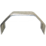 230mm Wide - Aluminium Press Formed - Checker Plate - CM - Single Axle Mudguards - Pair