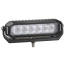 Deck Lamp LED Red/White output - Black Finish