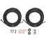 Ezi-Fit Brake Hose Kit - 2x 6m Stainless Steel Hose Kit Including Fittings