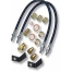 CM Hydraulic Brake Hose Kit - Deemax/Kodiak Disc Brake - 45° Single Axle
