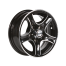 Treadway Alloy Trailer Rim 13"x 5" - Razor Black - 5 x 4.5" PCD