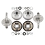 Trojan 9in Hyd Drum Brake - Axle Kit 1500kg