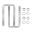 Square U Bolts & Nuts - Pairs