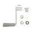 Trojan Jockey Wheel - Grey Folding Handle