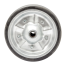 Trojan Jockey Wheel Only - 200mm Steel & solid rubber tyre