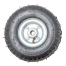 Trojan Jockey Wheel Only - 10" x 4" Pneumatic Tyre & Rim - 19mm Axle