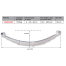Eye to Eye Spring Only - Multi Leaf - 50x610mm - Dacromet - 1750kg (for tandem rocker system)