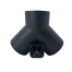 aufocus 5kw Ducting Y-Connector - 75mm
