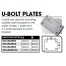 CM Wobble Roller - U-Bolt Clamp Plate