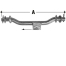 CM Wobble Roller - Axle - Suits Dual & Quad Rollers