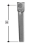 CM Wobble Roller - Post for Dual Upright