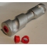 Bush Nylon Flanged  Red 19mm ID x 15mm Long