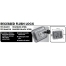 CM Door Latch - Recessed Flush Lock - Stainless Steel