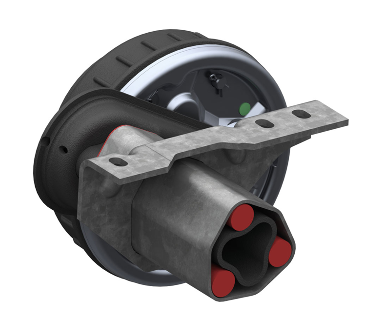 ALKO Axle Re-rubber - Euro 97mm 3 Rubber Only_1