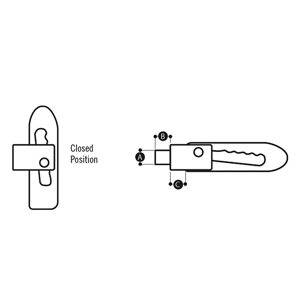 CM Tailgate - Drop Lock Anti Luce Fasteners- CM Tail Gate Hardware ...